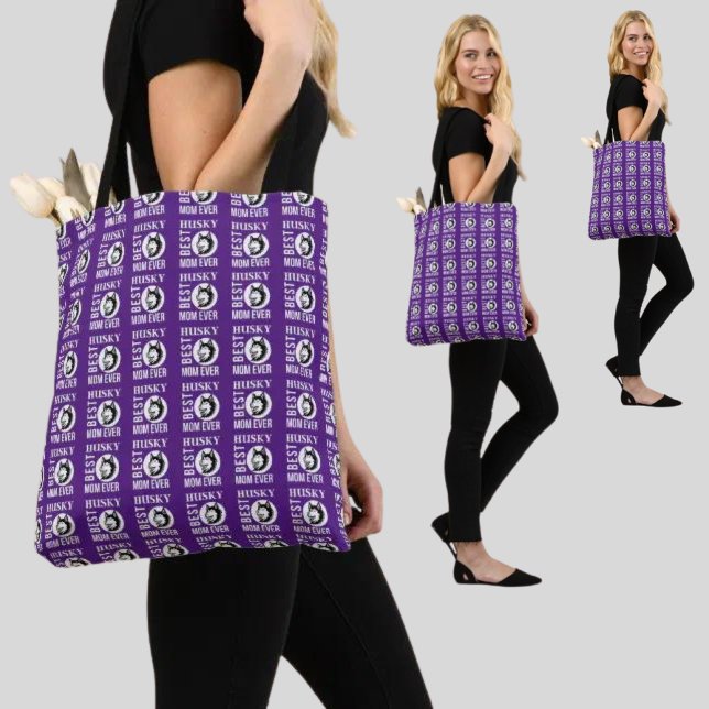 Bolsa Tote Siberian Husky Mãe, Cachorro Mãe, Cachorro Aluguel (Criador carregado)