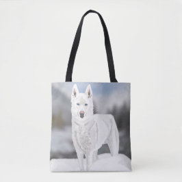 Bolsa Tote Siberian Husky Natal