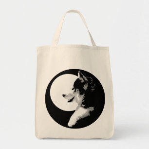 Bolsa Tote Siberian Husky Tote Bag Organic Malamute Bag