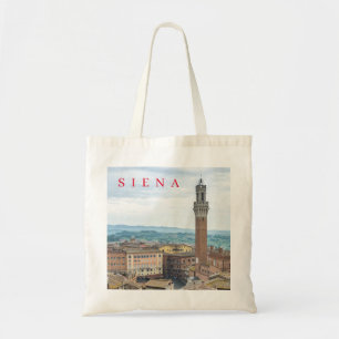 Bolsa Tote Siena Piazza del Campo vê o saco