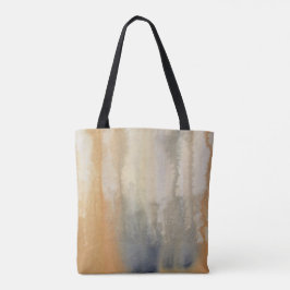 Bolsa Tote Sienna Wilds Watercolor Abstrato