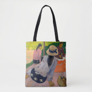 Bolsa Tote Siesta de Paul Gauguin Tahitian Women Tahiti