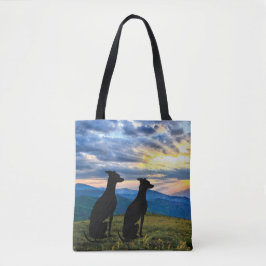 Bolsa Tote Sighounds - Greyhound Sunset