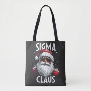 Bolsa Tote Sigma Claus Funny Gen Alpha Escola Christma