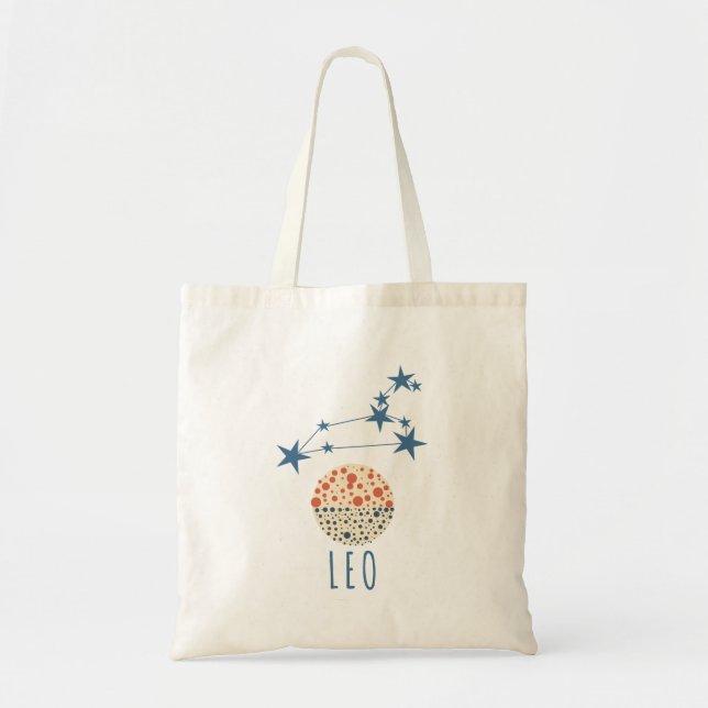 Bolsa Tote signe du zodiaque Leo (Frente)