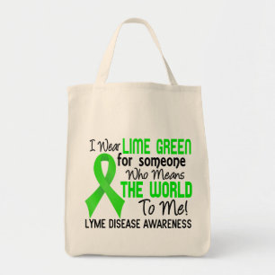 Bolsa Tote Significa-me o mundo doença de 2 Lyme