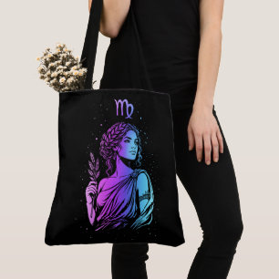 Bolsa Tote signo do zodíaco de Virgem