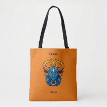 Signo Zodiacal Touro - Bússola Celestial Dourada M
