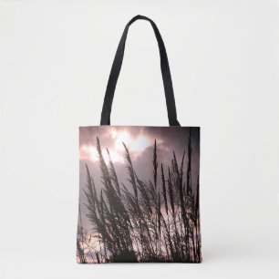 Bolsa Tote Silêncio, Natureza, Fotografia do Grass Sky