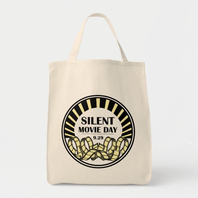 Bolsa Tote Silent Movie Day Tote Bag (Frente)