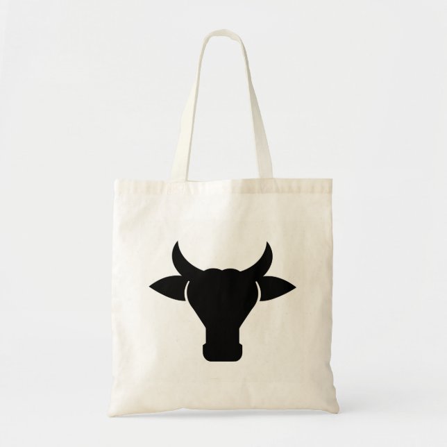 Bolsa Tote Silhouette Cabeça de Vaca (Frente)