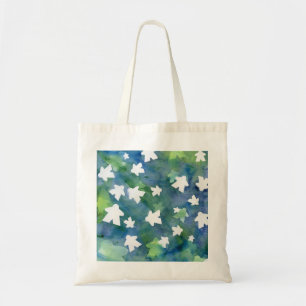 Bolsa Tote Silhouette de Maçal Azul e Verde