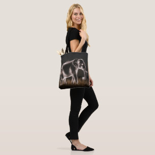 Bolsa Tote Silhueta de elefante luminoso