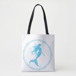 Bolsa Tote Silhueta de Sereia