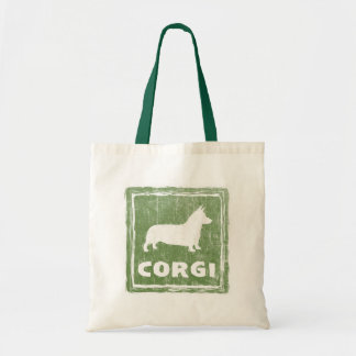Bolsa Tote Silhueta do Corgi de Galês do Pembroke