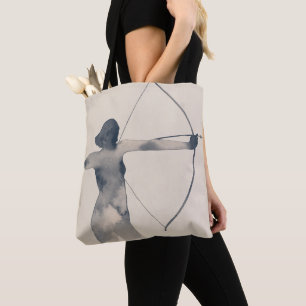 Bolsa Tote Silhueta Watercolor de Arqueiros