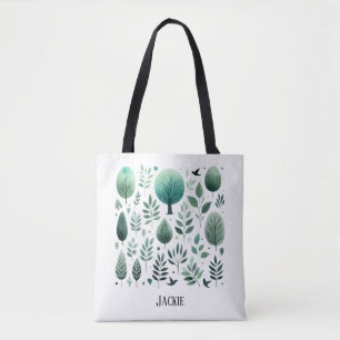 Bolsa Tote Silhuetas da Natureza: Dia