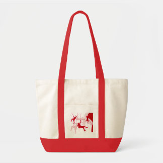 Bolsa Tote Silhuetas do montanhista de rocha