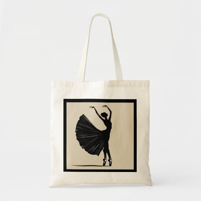 Bolsa Tote Silhuette of a Dancer (Frente)