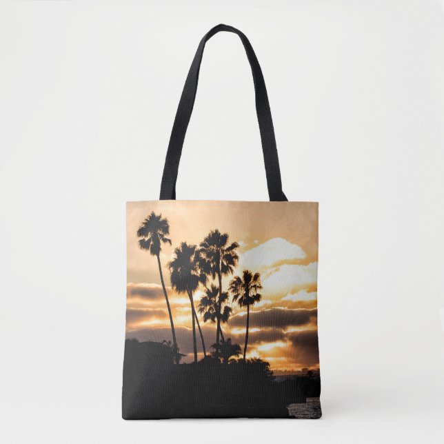 Bolsa Tote Silhuette Sunset Em San Diego (Frente)