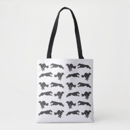 Bolsa Tote Silken Windhounds em execução