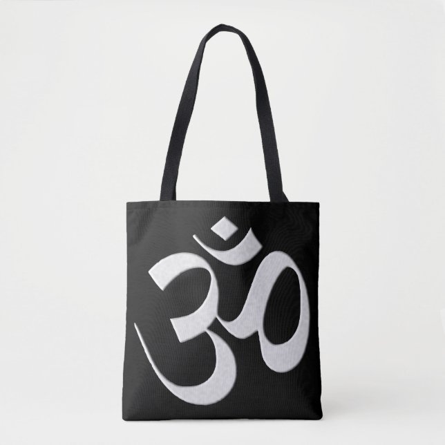 Bolsa Tote Silver Om  (Frente)