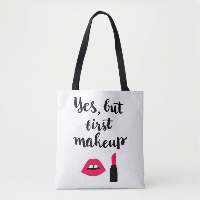 Bolsa Tote Sim mas primeira frase bonito da composição | (Frente)