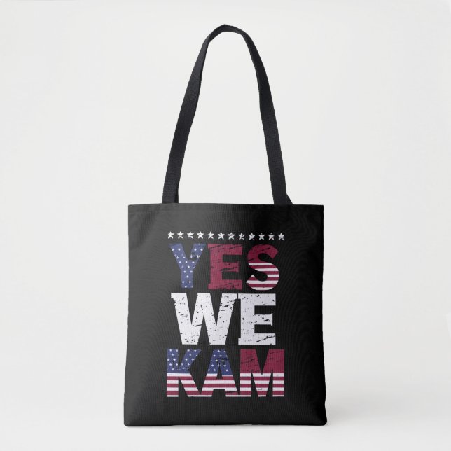 Bolsa Tote Sim Nós Kam Dizendo Citação (Frente)