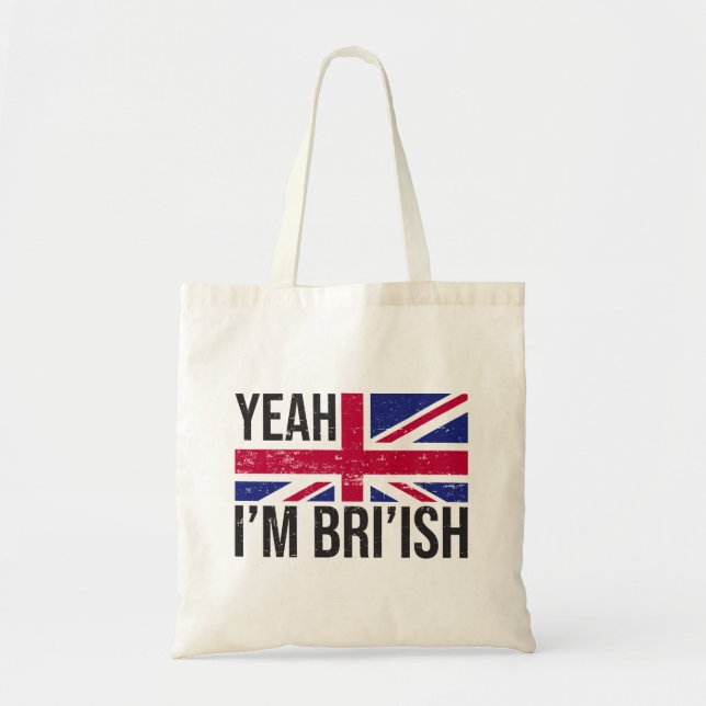 Bolsa Tote Sim, Sou Britânico Como Você Saberia Me Lembrar (Frente)