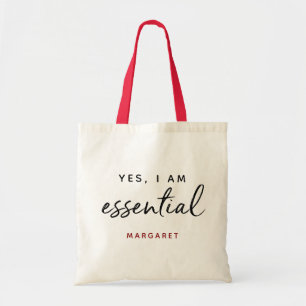 Bolsa Tote Sim, sou um Trabalhador-Chave de Linha Frente Esse
