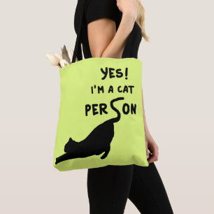 Bolsa Tote Sim! Sou uma Pessoa de Gato