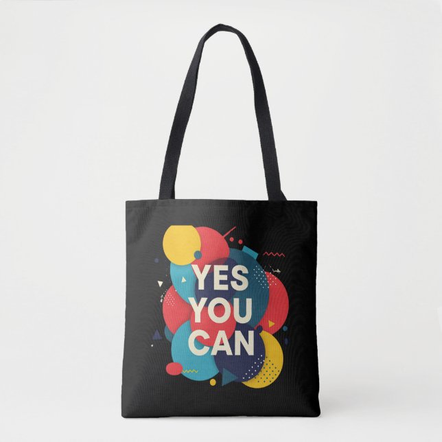 Bolsa Tote Sim, você pode (Frente)