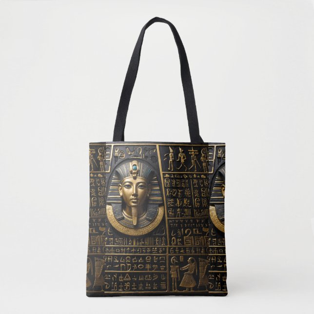 Bolsa Tote Símbolo antigo e Design de artefato místico (Frente)