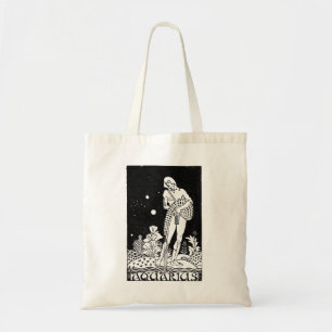 Bolsa Tote Símbolo Aquarius Zodiac