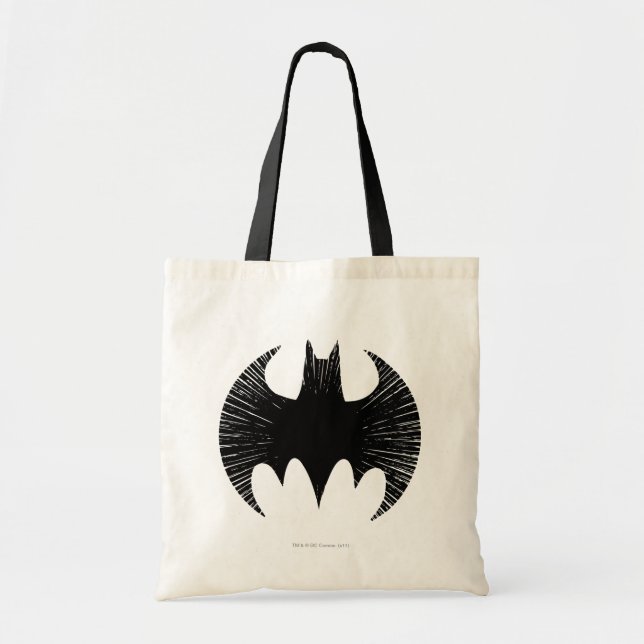 Bolsa Tote Símbolo Batman | Logotipo Streak (Frente)