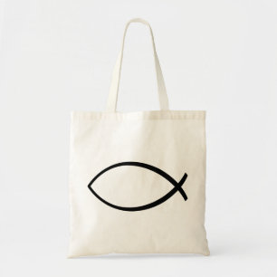 Bolsa Tote Símbolo Christian Fish (Ichthys)