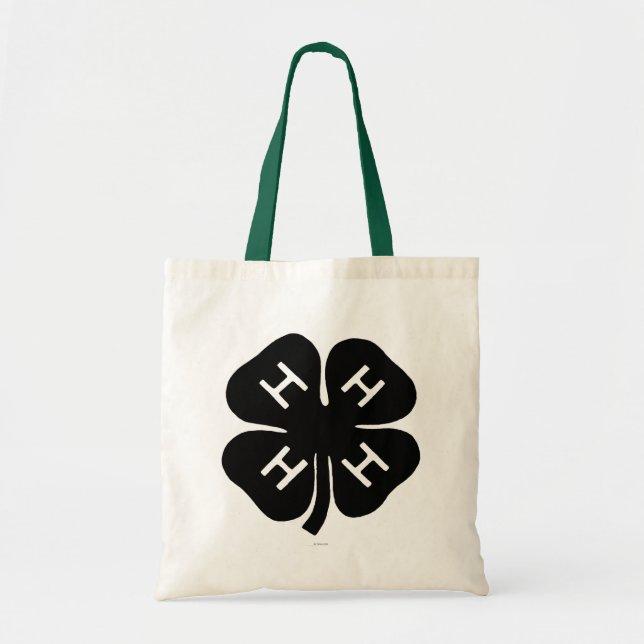 Bolsa Tote Símbolo: clube 4-H (Frente)