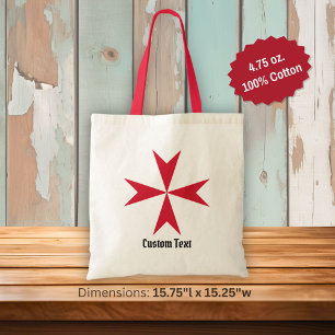 Bolsa Tote Símbolo da Cruz de Malta