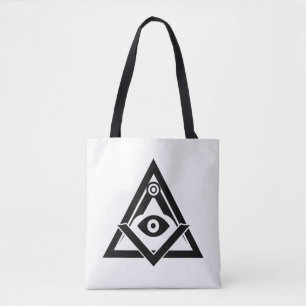 Bolsa Tote símbolo da maçonaria