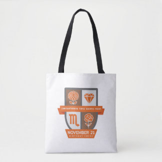 Bolsa Tote Símbolo de Aniversário de Escorpião™ para 1-21 de