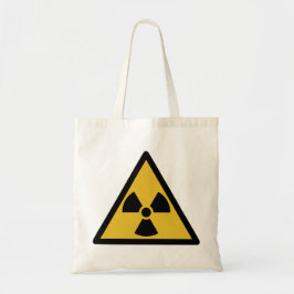 Bolsa Tote Símbolo de aviso de radiação (perigo radioativo)