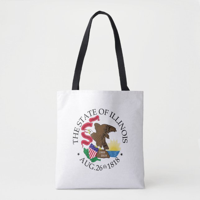 Bolsa Tote Símbolo de Illinois (Frente)