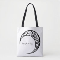 Símbolo de Lua Tribal Personalizada - Saco