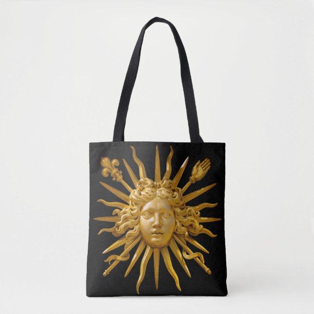 Bolsa Tote Símbolo de Luís XIV o Rei Sol (Frente)