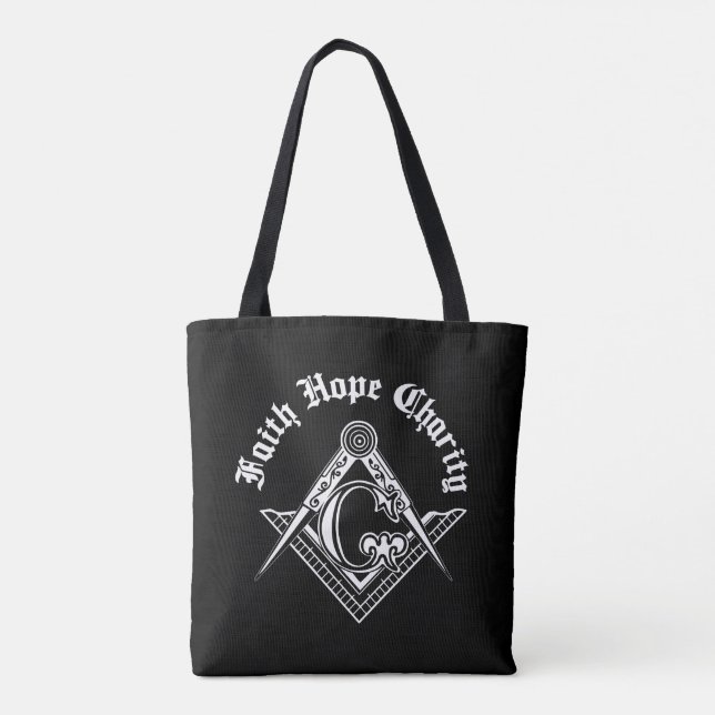 Bolsa Tote Símbolo de maçonaria (Verso)