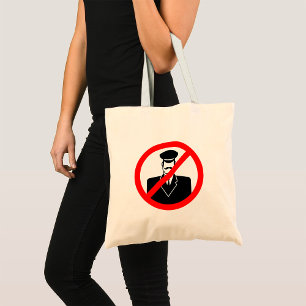 Bolsa Tote Símbolo de Proibido Motorista Engraçado Aviso