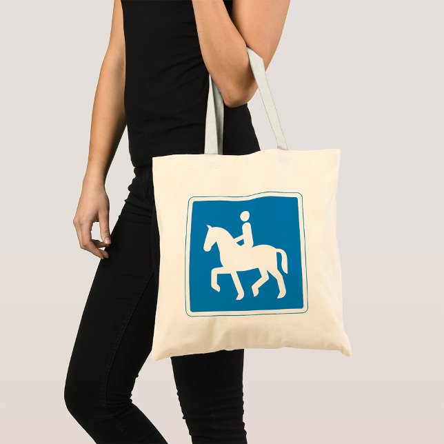 Bolsa Tote Símbolo de Rota Equestre (Criador carregado)