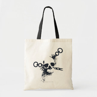 Bolsa Tote Símbolo do crânio do necromante