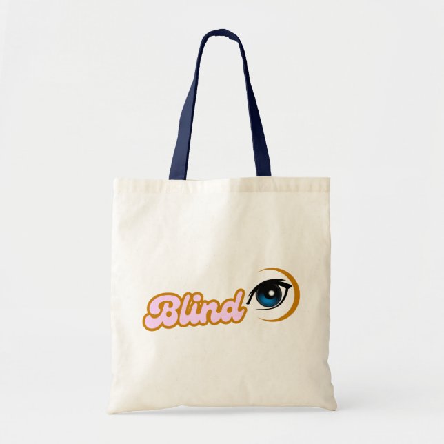 Bolsa Tote símbolo dos olhos cegos (Frente)