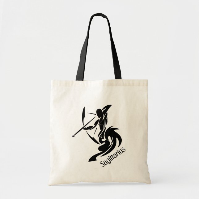Bolsa Tote Símbolo e Sinal Zodiac Sagitário (Frente)